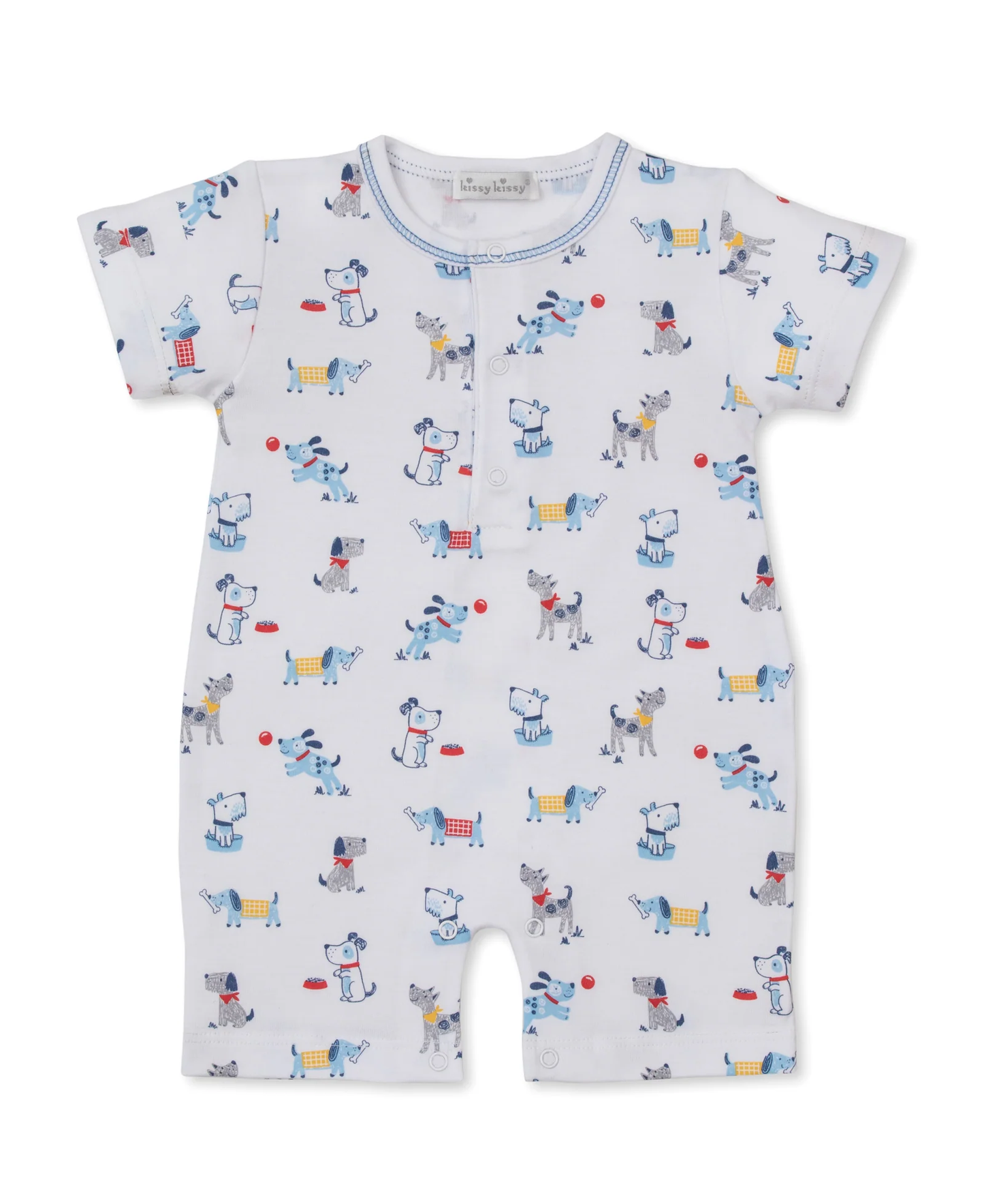 Kissy Kissy Puppy Patch Short Playsuit - Persnickety Shop