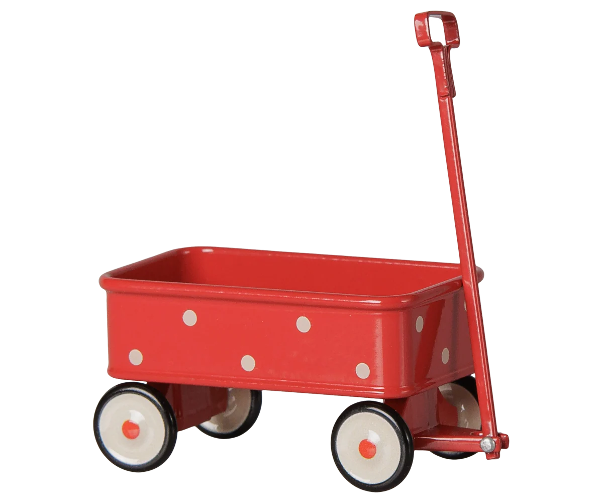 Maileg NEW Wagon, Mouse - Red
