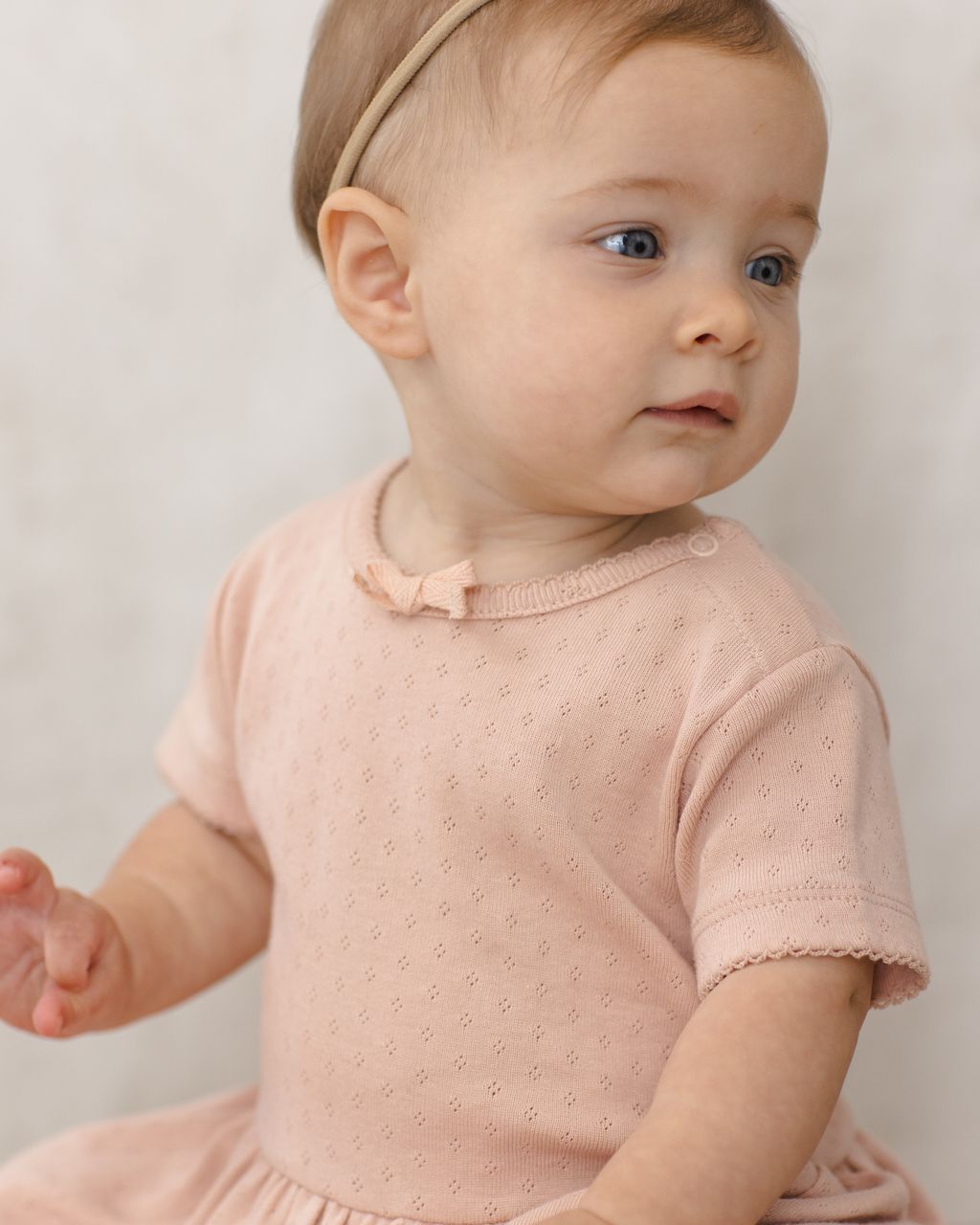 Pointelle Skirted Bodysuit || Melon - Persnickety Shop
