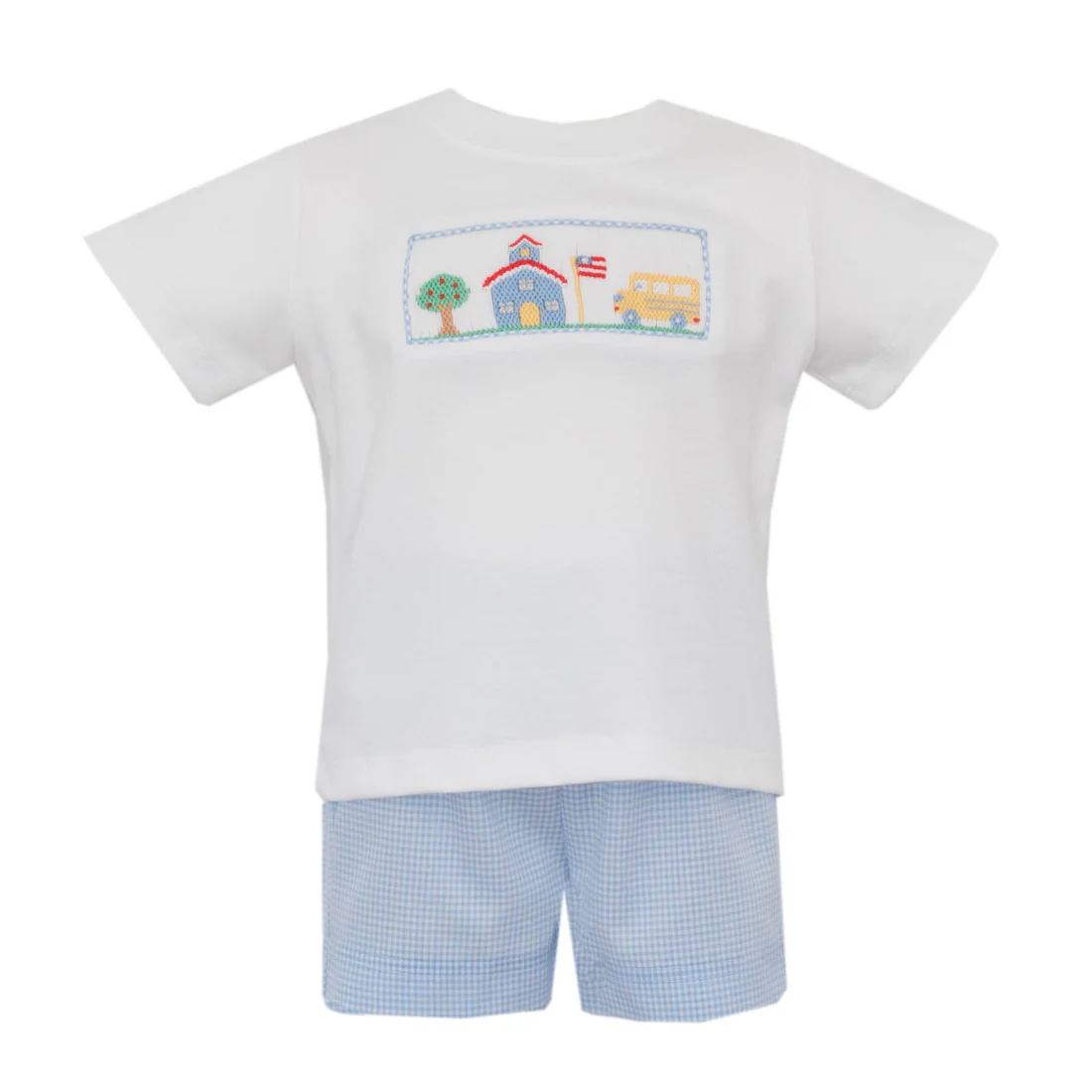 Short Set with Smocking - School House