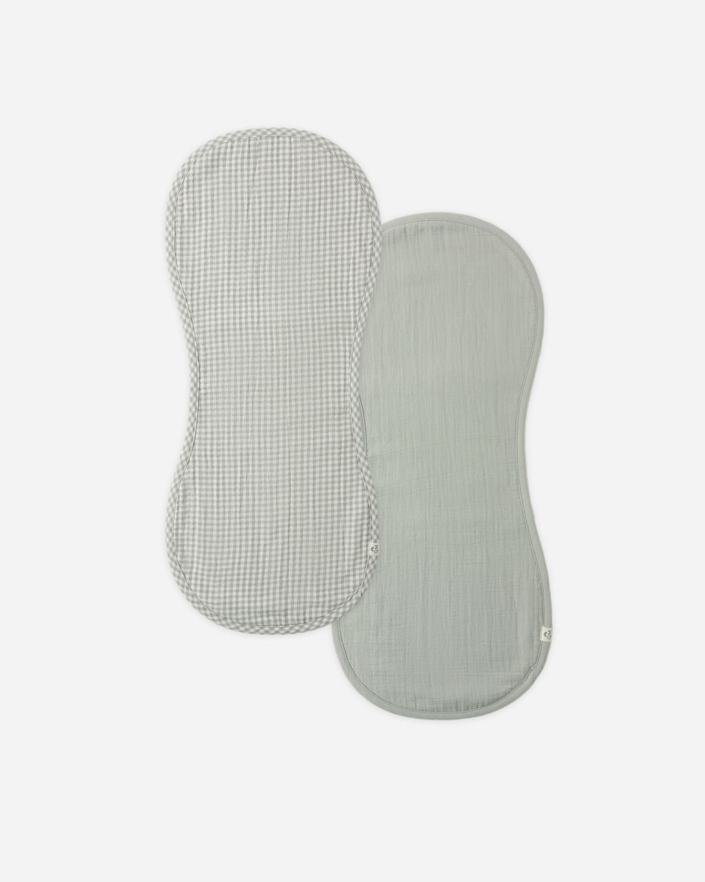 Burp Cloth, 2 Pack || Sage Gingham, Sage - Persnickety Shop