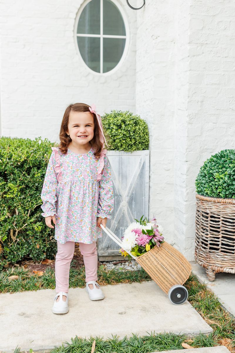 Trotter Street Kids Girl Autumn Blooms Pant Set