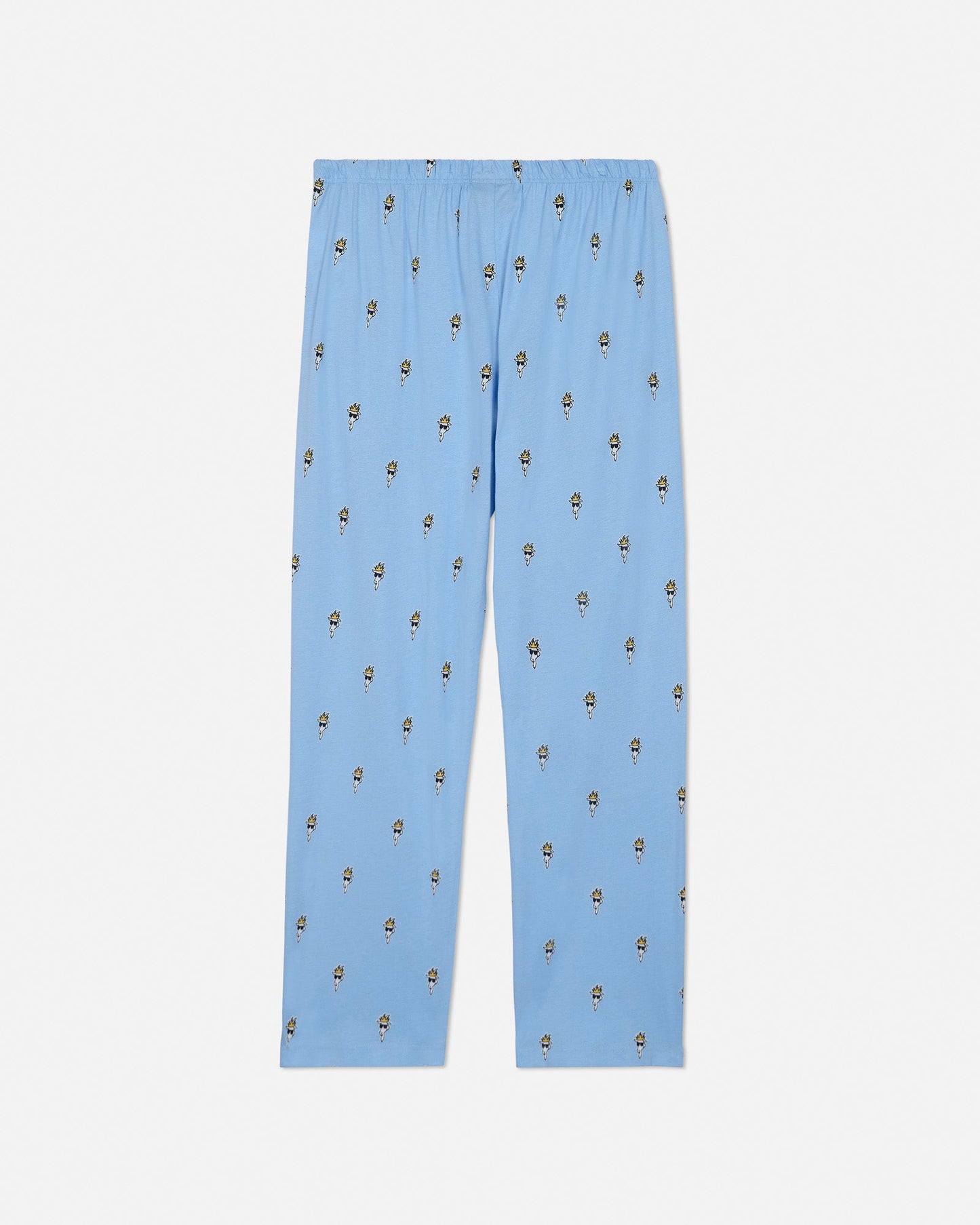 GOAT USA AOP Goat Head Pajama Pants: Carolina Blue - Persnickety Shop