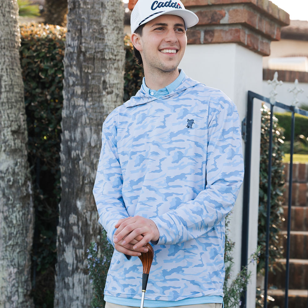Caddie Youth Backspin Hoodie Camo