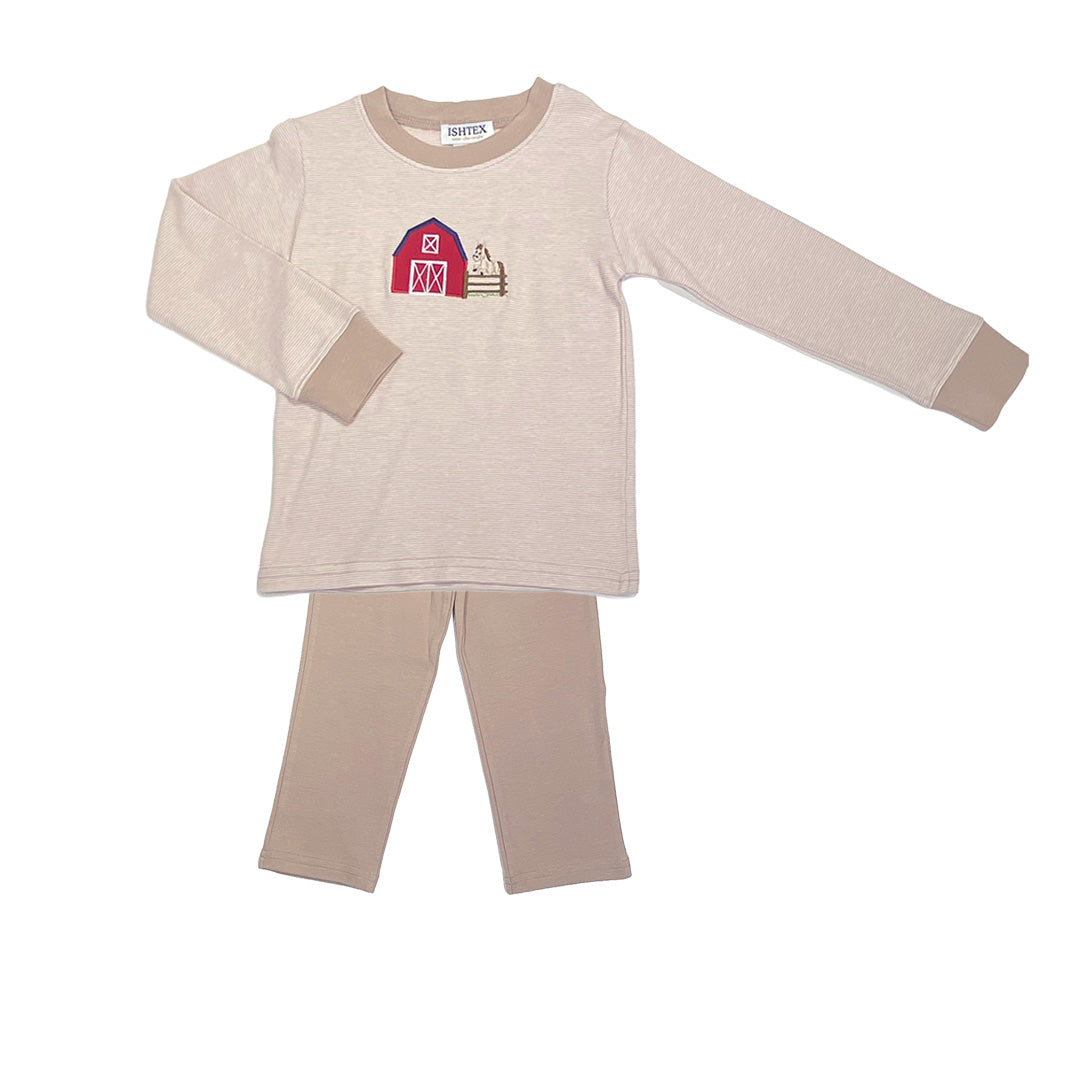 Ishtex FARM APPLIQUE BOY'S T-SHIRT