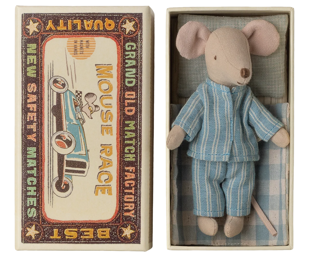 Maileg NEW Big brother mouse in matchbox 6201