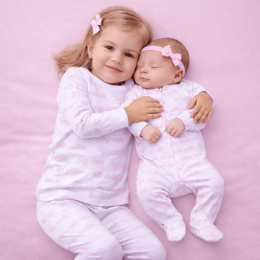 Magnolia Baby Big Sister Print Long Pajamas - Persnickety Shop