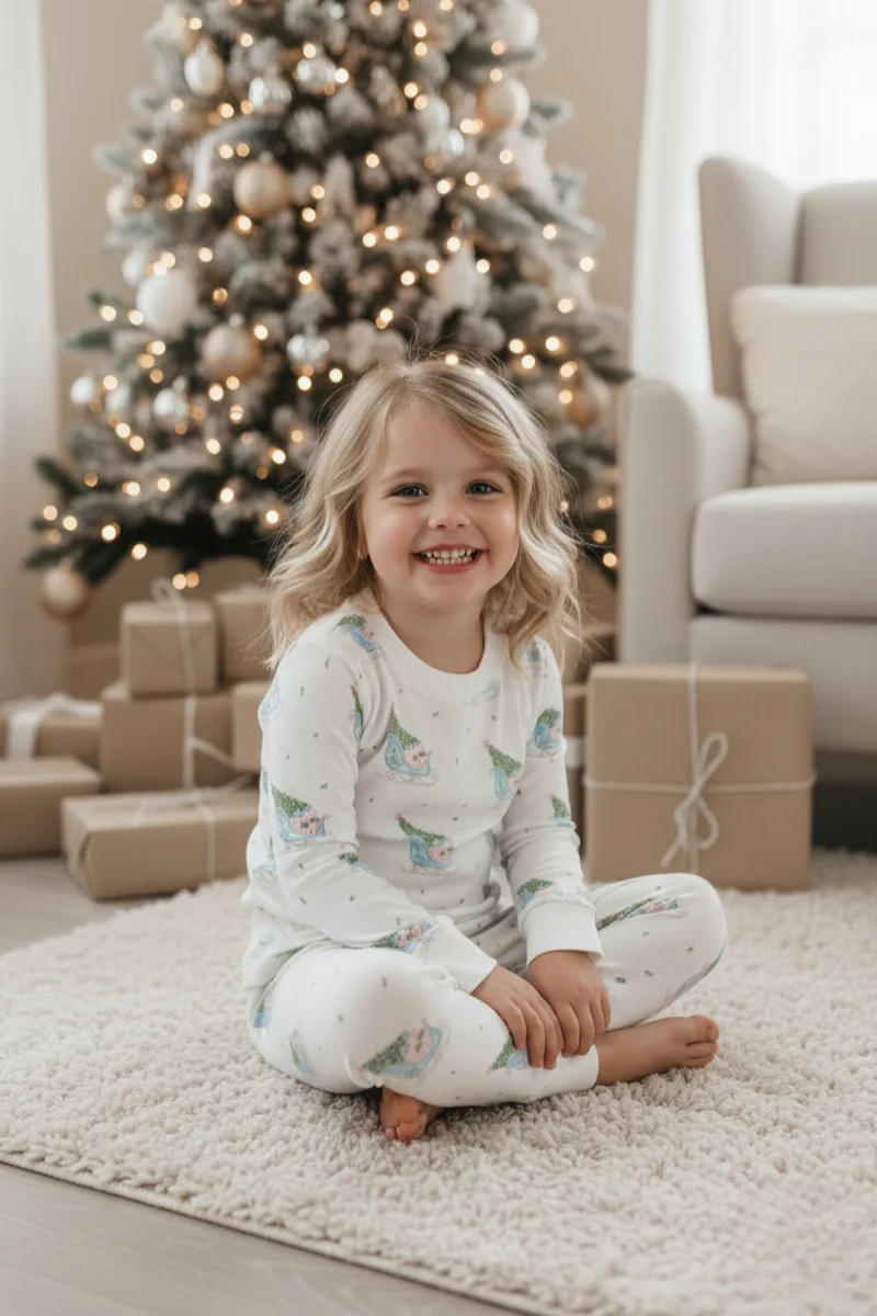 Nellapima Pink Merry Sleighs Pajamas - Persnickety Shop