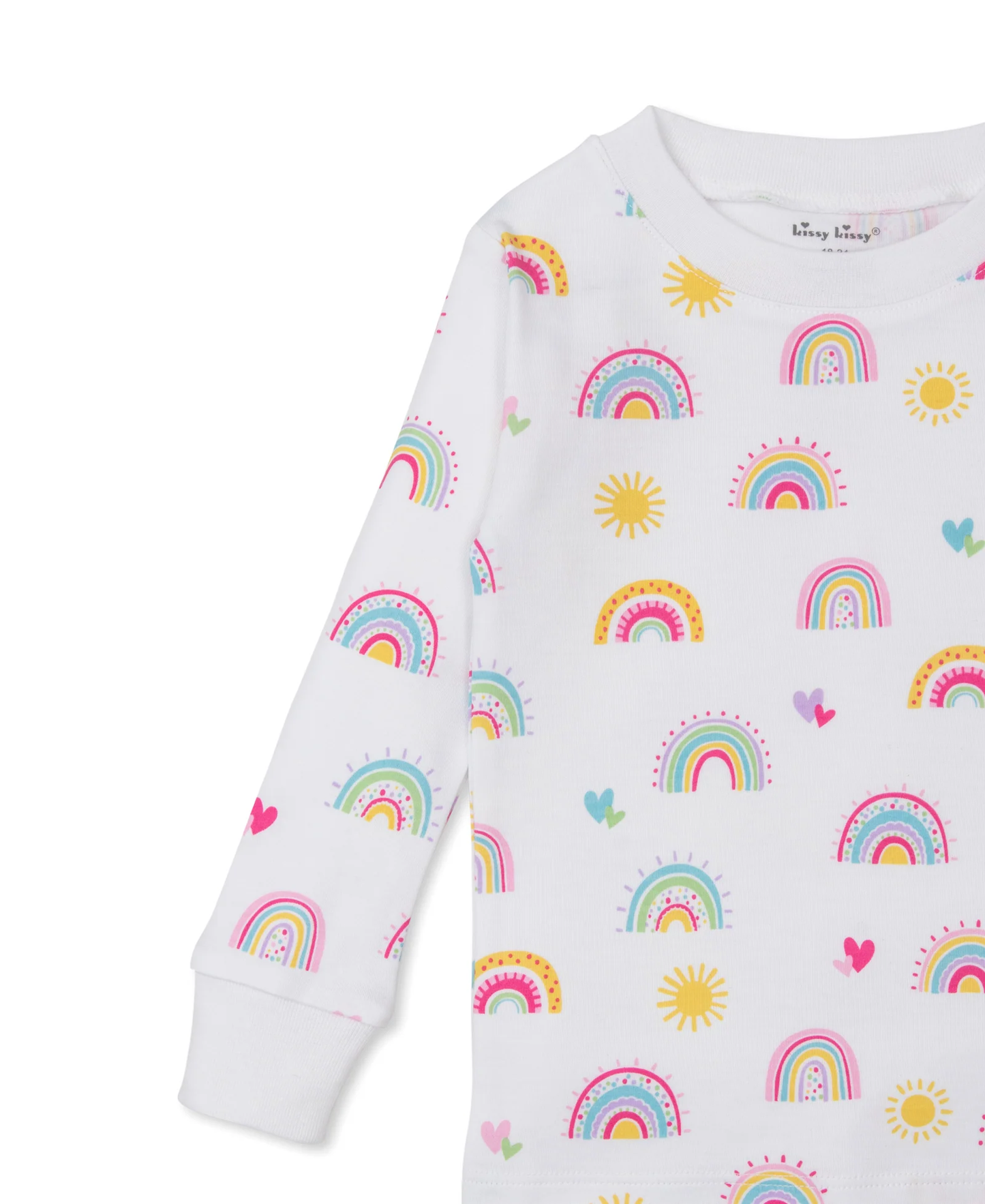 Kissy Kissy PJs Rainbow Sunshine- LONG SLEEVE - Persnickety Shop
