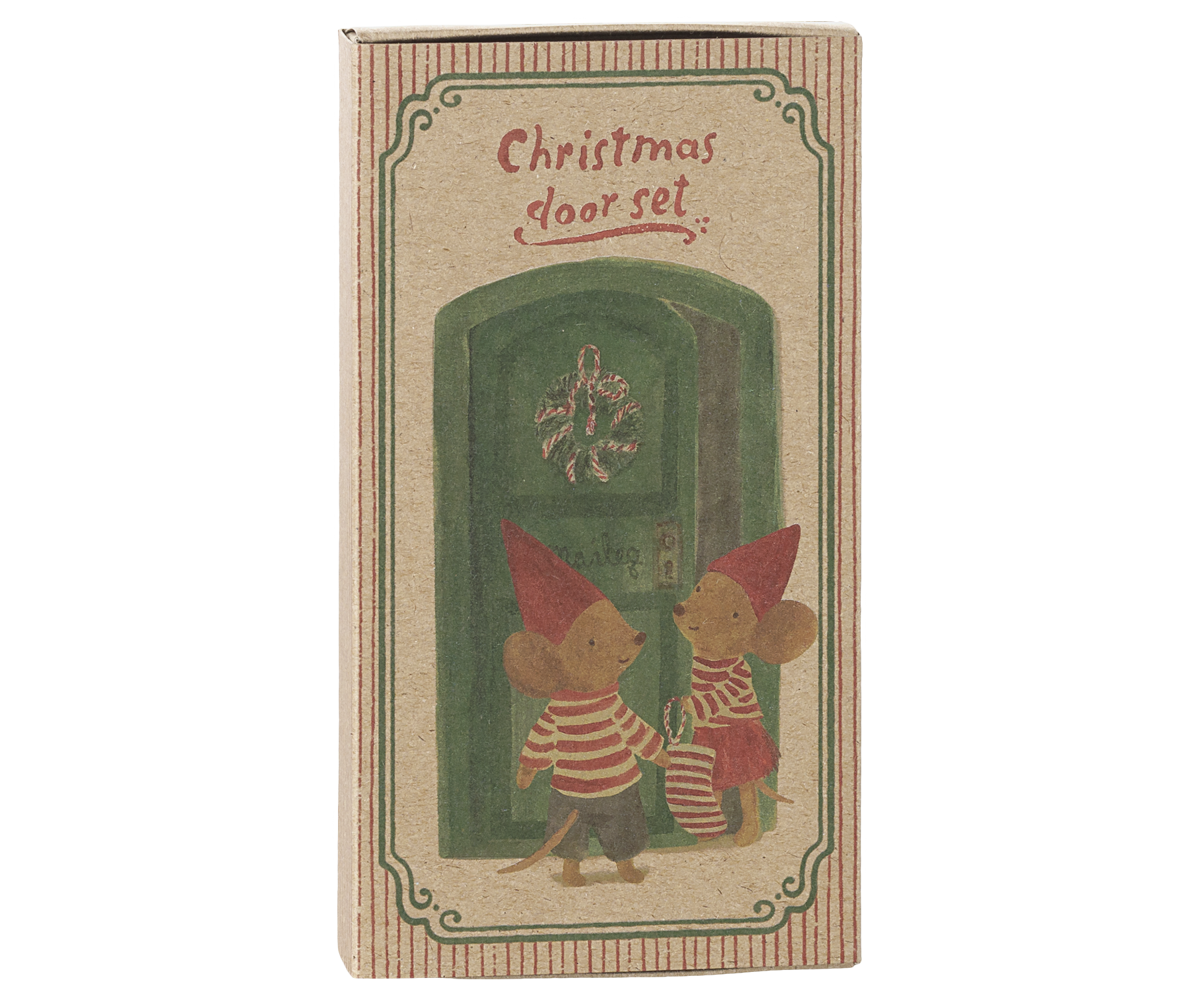 Maileg Christmas door set, Mouse