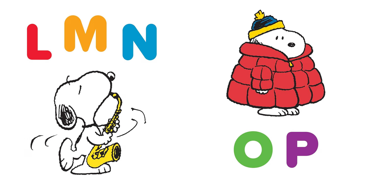 ABC with Snoopy by Charles M. Schulz