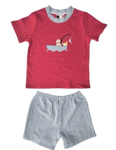 Reelin Them In Boys Short Set - Persnickety Shop