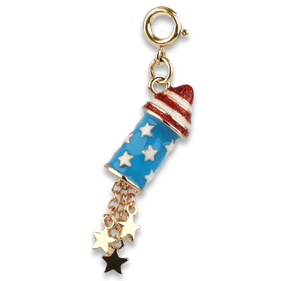 Gold Firework Charm