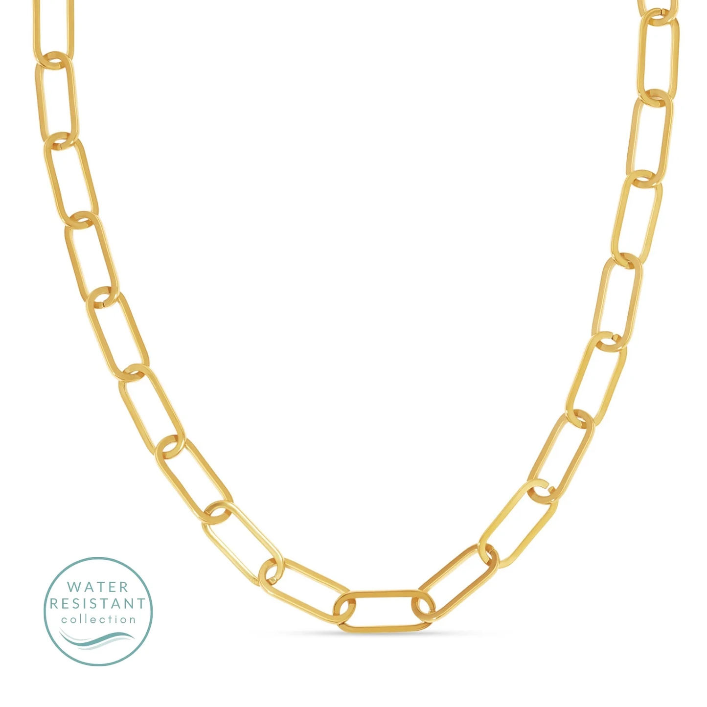 Paperclip Necklace, Water Resistant - Persnickety Shop