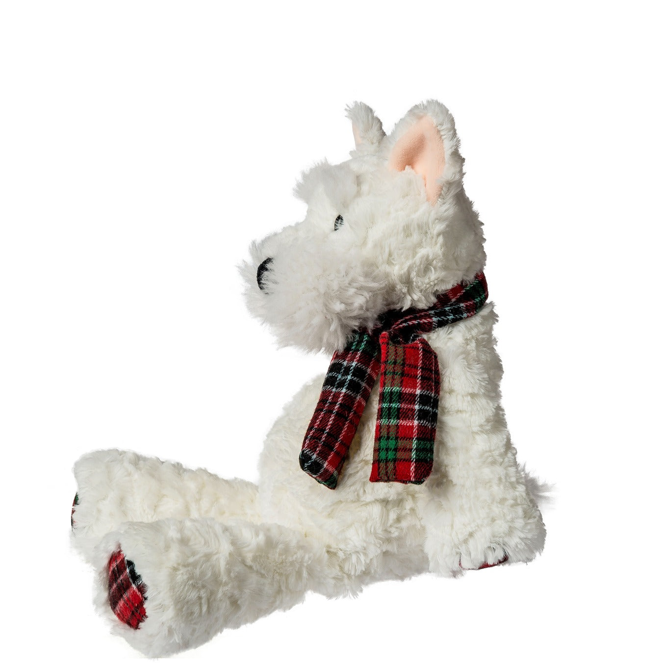 Marshmallow Tartan Terrier 13"- Christmas Plush Toy - Persnickety Shop