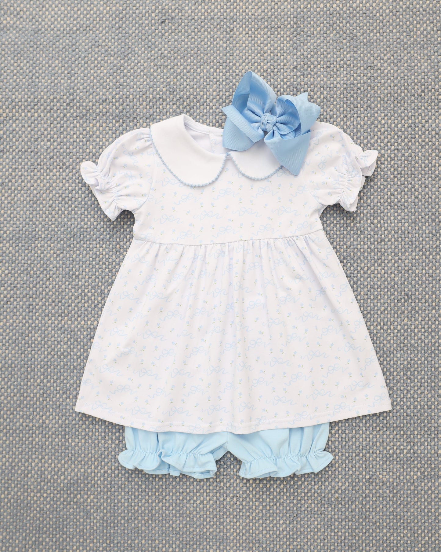 Jellybean Blooming Bows Charlotte Bloomer Set - Persnickety Shop