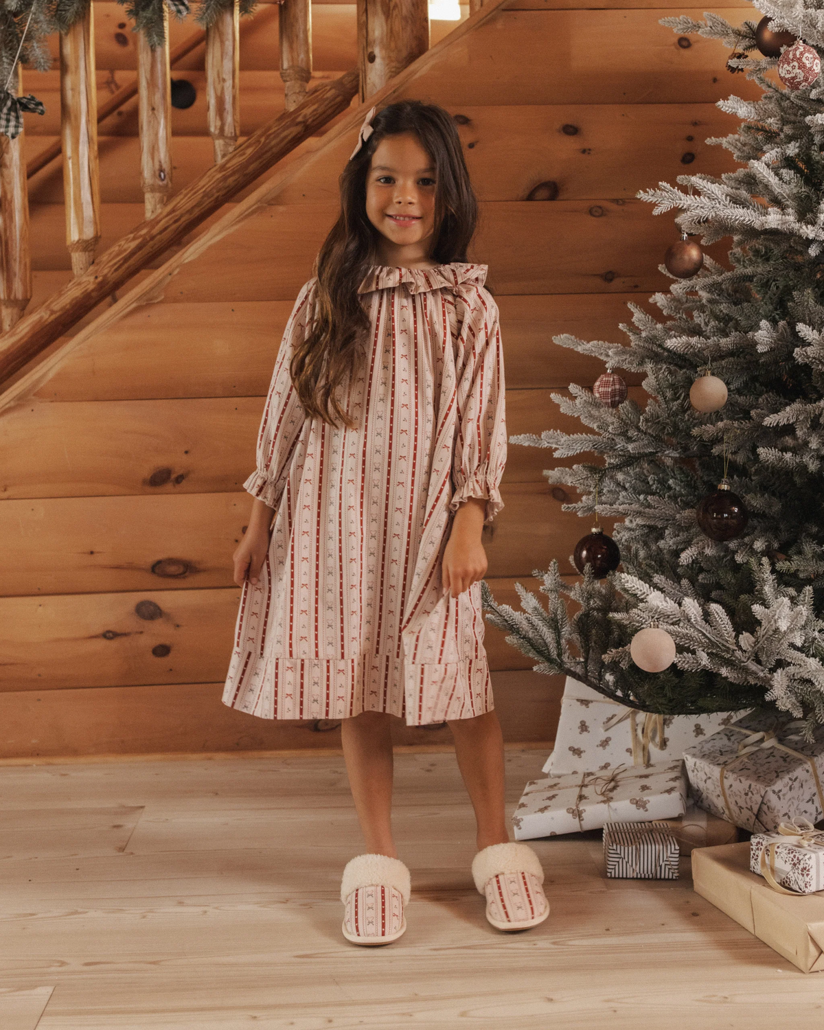RYLEE + CRU SLIPPERS CANDY CANE LANE