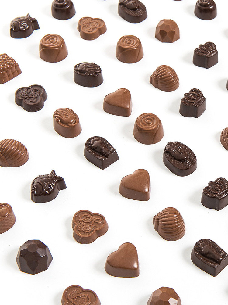 Louis Sherry Chocolate Tin, 12 Piece, Orchid - Persnickety Shop