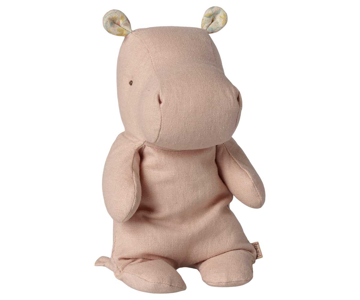 Maileg Safari friends, Hippo, Small - Soft rose
