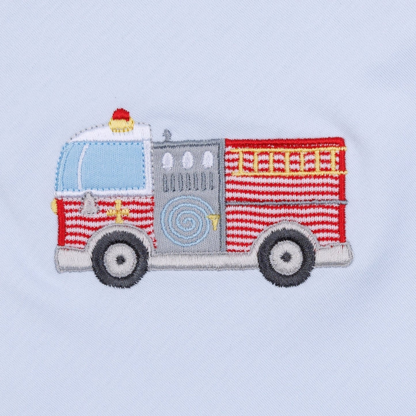 Magnolia Baby Hero Brigade Applique Long Pajamas - Persnickety Shop