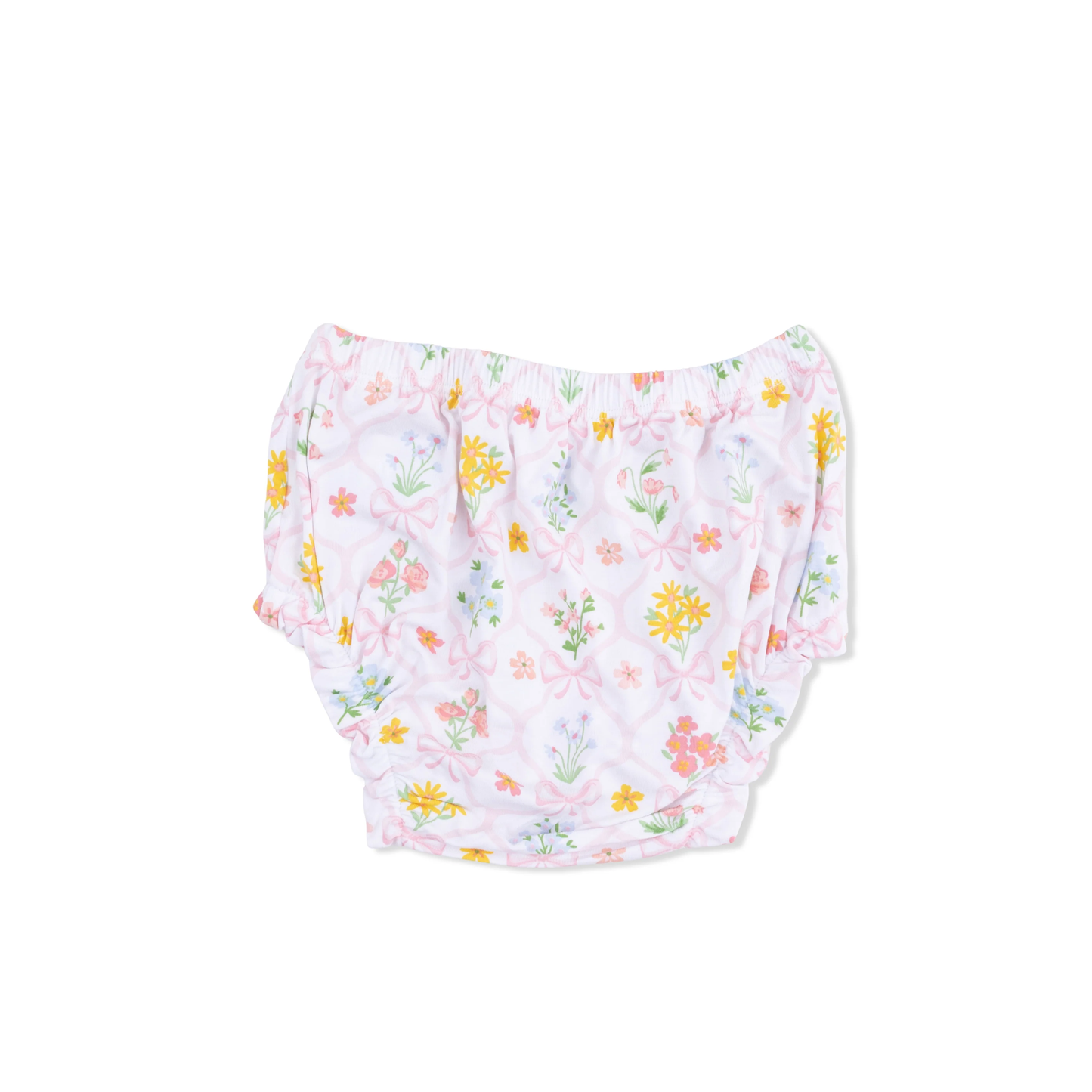 Spring Blooms Bow Trellis - Ruffly Strap Top And Bloomer - Persnickety Shop