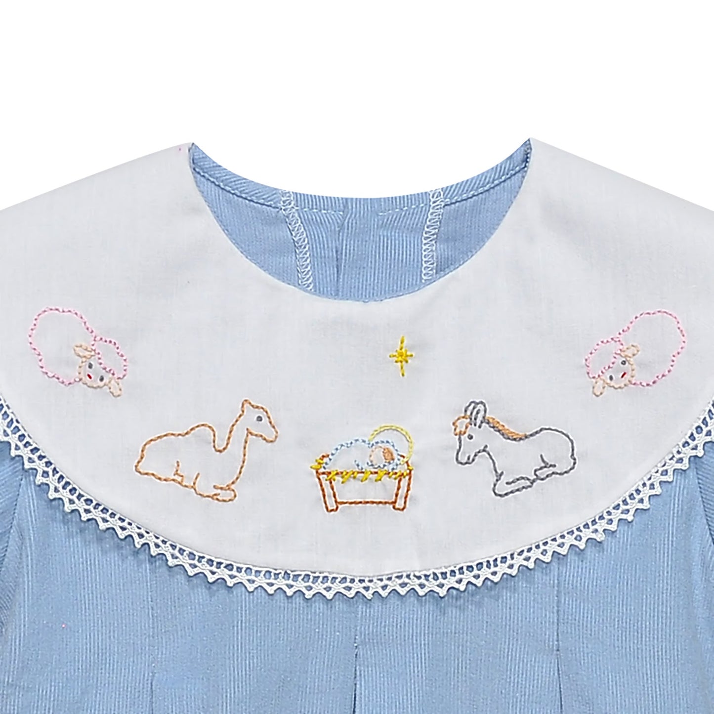PRE-ORDER Blue Reese Dress - Nativity