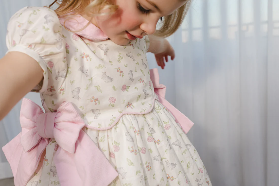 Sal & Pimenta Marshmallow Bunnies Dress - Persnickety Shop