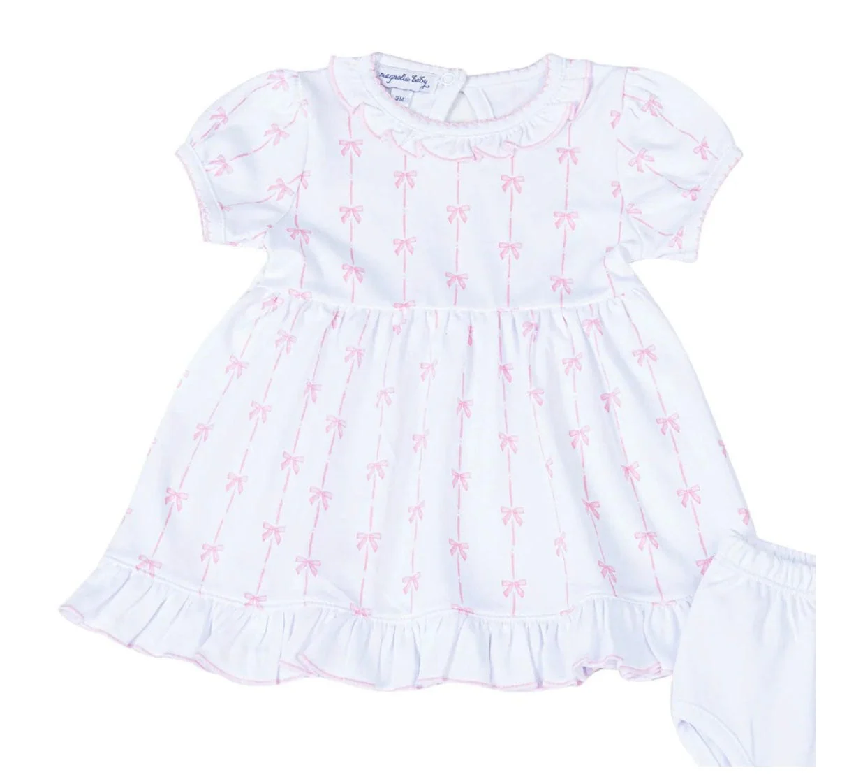 Magnolia Baby Amelia's Classics Pink Dress Set LONG SLEEVE - Persnickety Shop