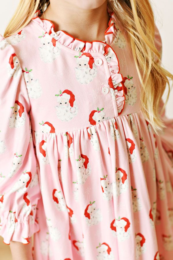 Swoon – Pink Santa Butterknit Playdress Dress - Persnickety Shop