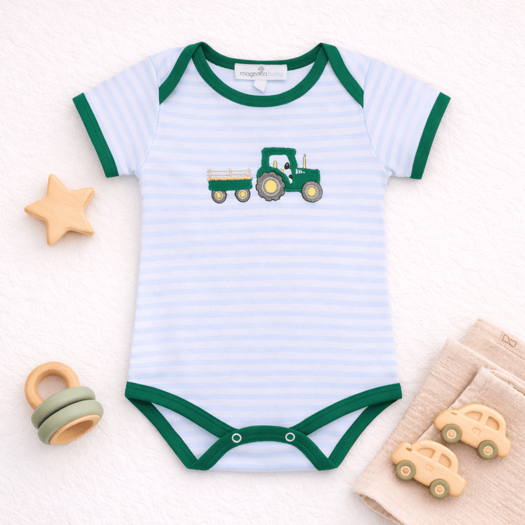 MAGNOLIA BABY Little Farmer Applique Bodysuit - Persnickety Shop