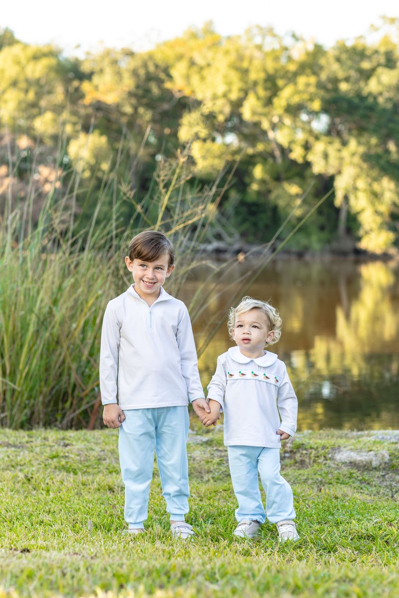 Trotter Street Kids Boy Mallard Migration Bloomer Pant Set