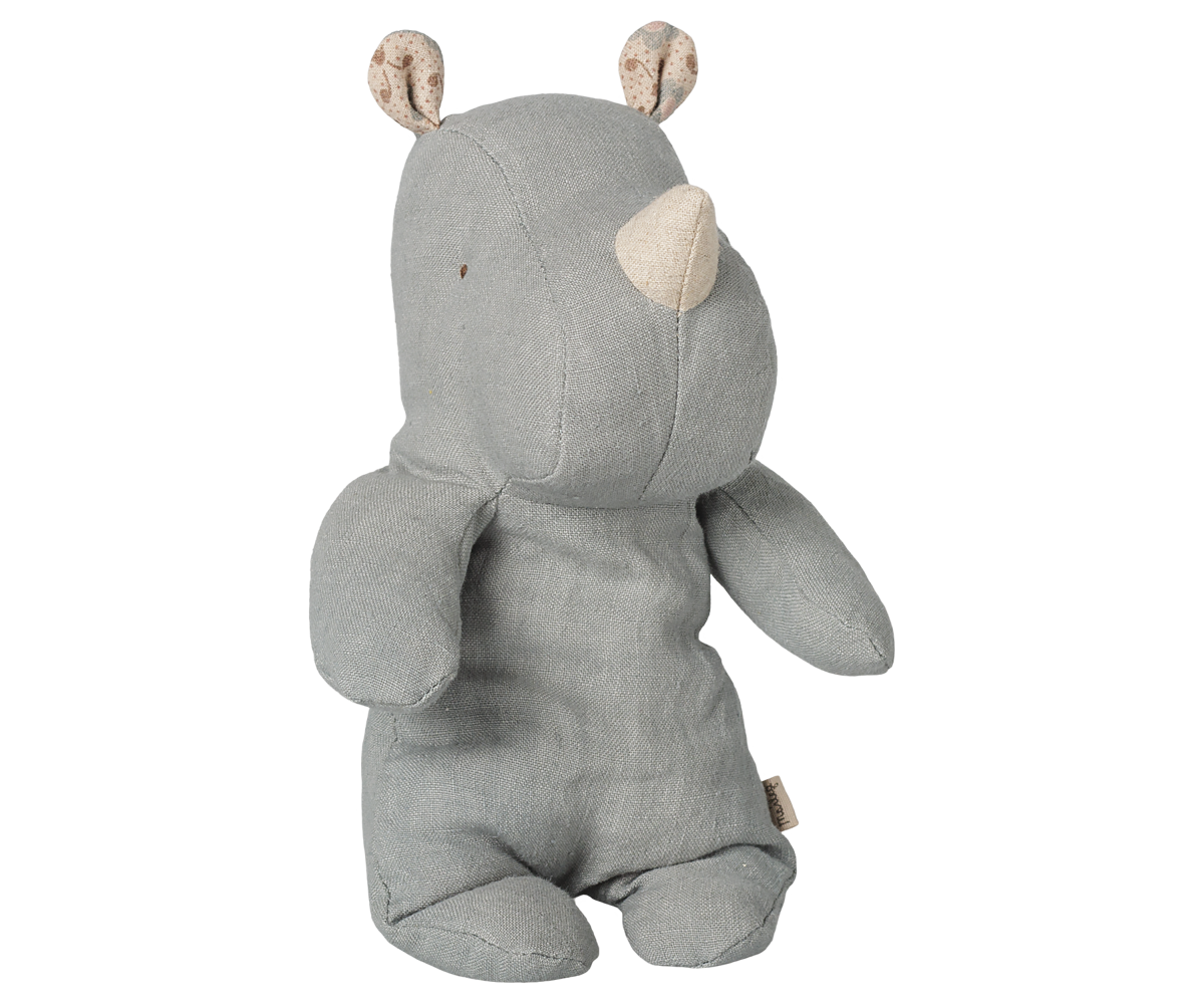 Maileg Safari friends, Rhino, Small - Vintage blue