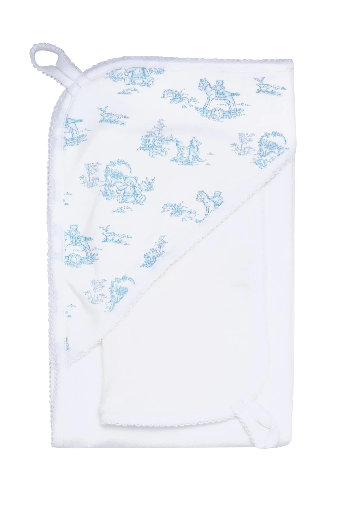 Nella Pima Blue Toile Collection for Baby - Persnickety Shop