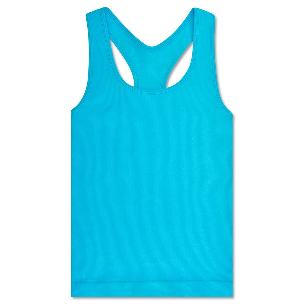 iscream Turquoise Ribbed Racerback Tank Top - Persnickety Shop