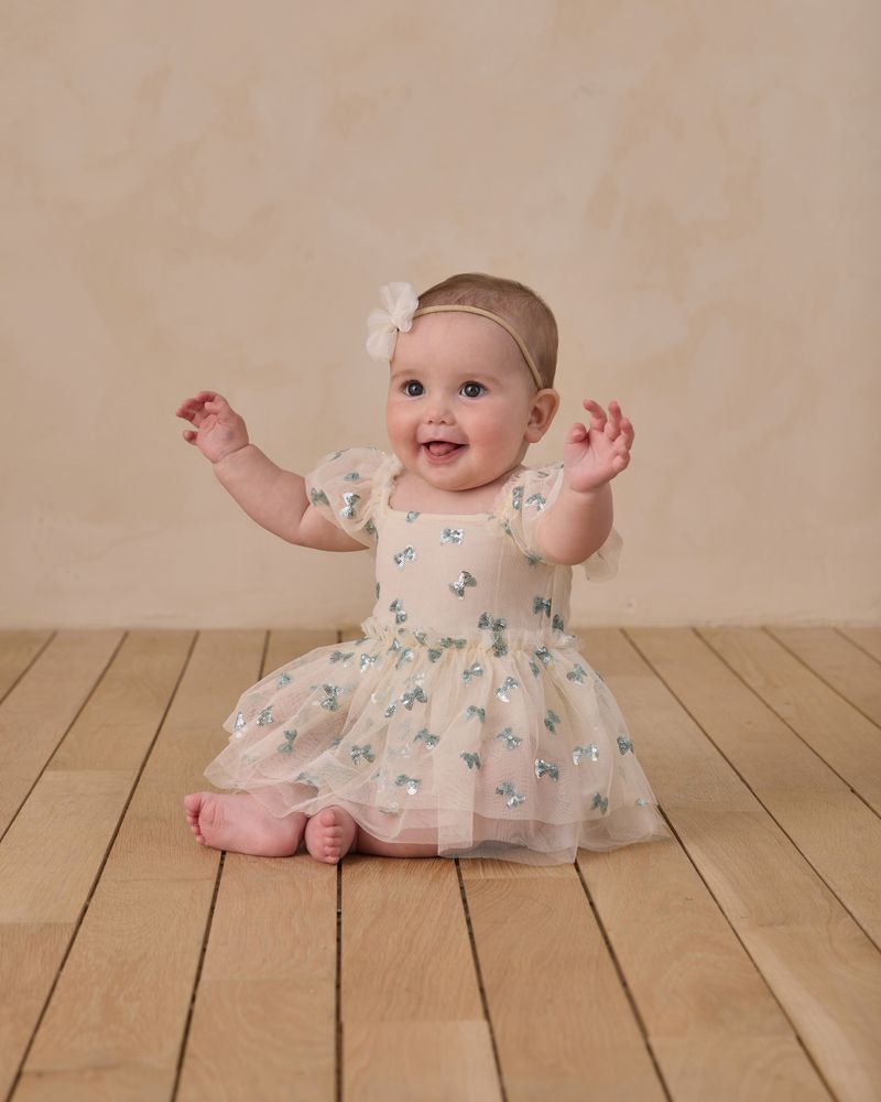 FLUTTER TULLE HEADBAND IVORY - Persnickety Shop