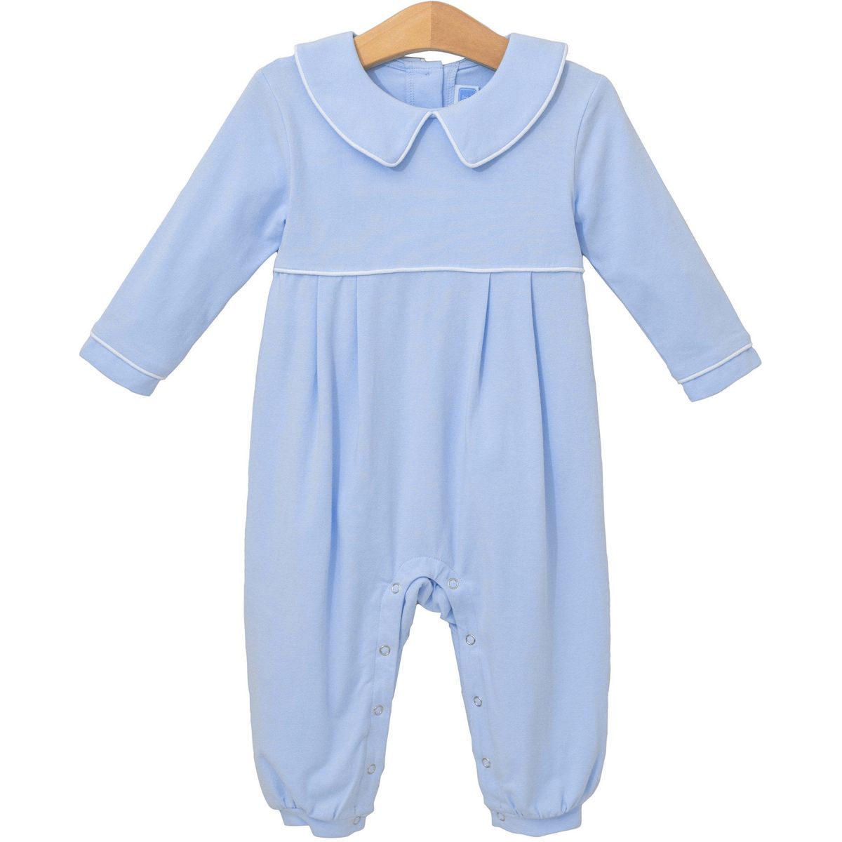 Trotter Street Kids Joseph Romper- Light Blue