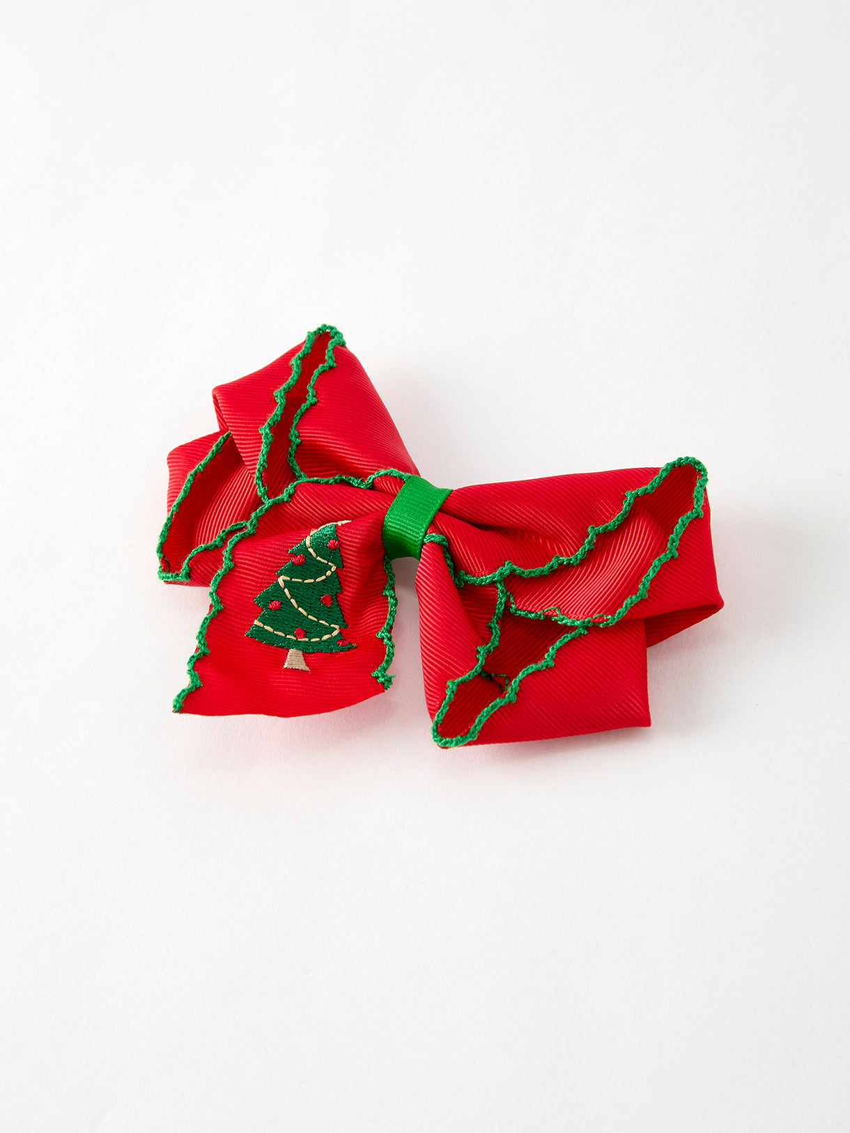 Christmas Tree Hair Bow - Persnickety Shop