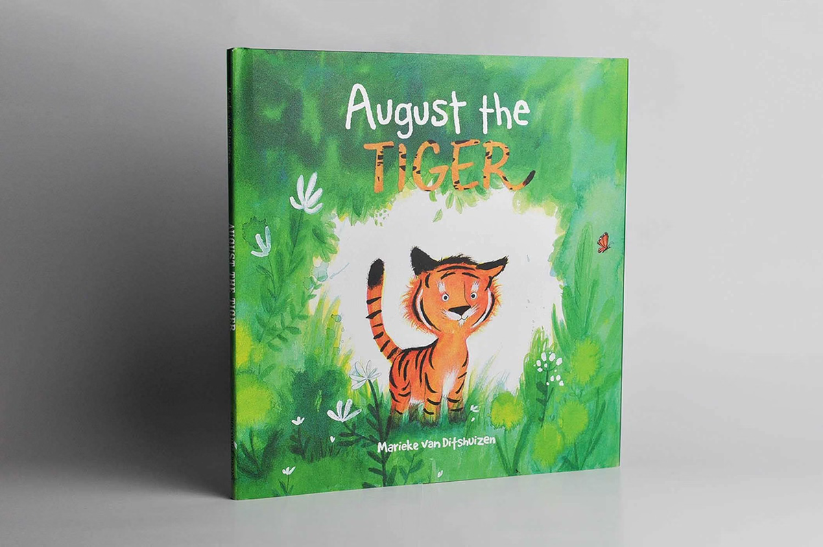 August the Tiger by Marieke van Ditshuizen (Author, Illustrator) Format: Hardcover
