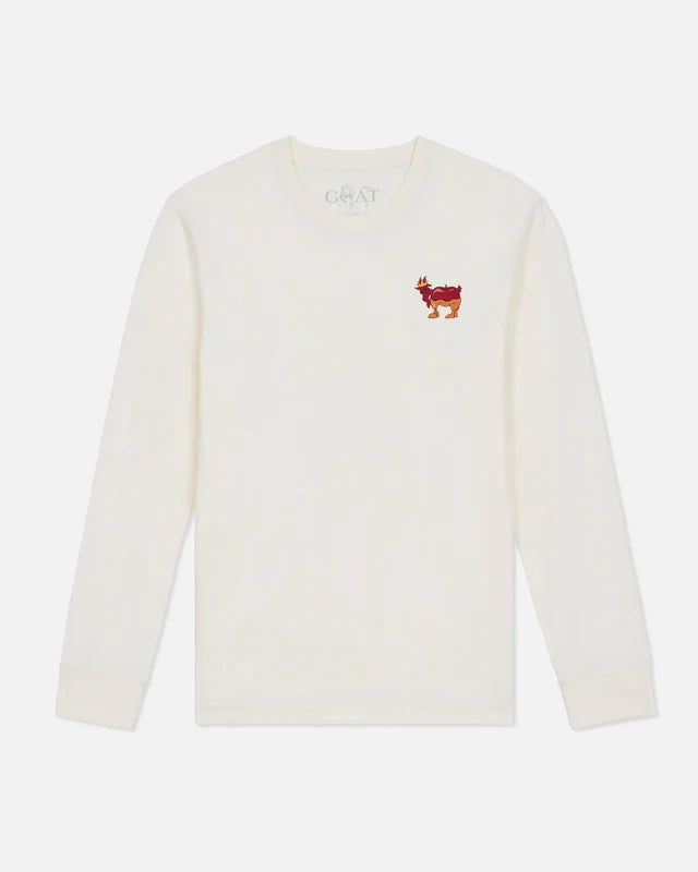 Goat Kids' Caramel Apples Long Sleeve Shirt Bone