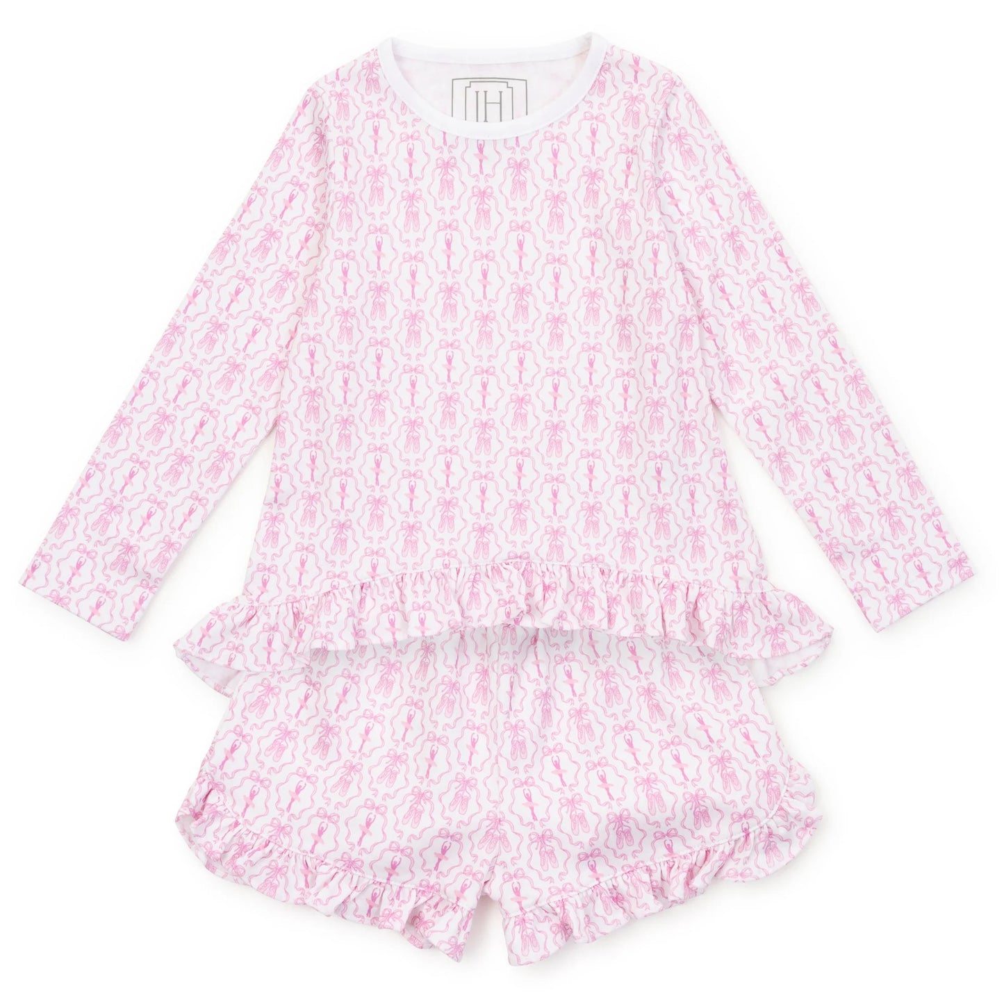 Lila and Hayes Rorie Girls' Short Set - Ballet and Bows