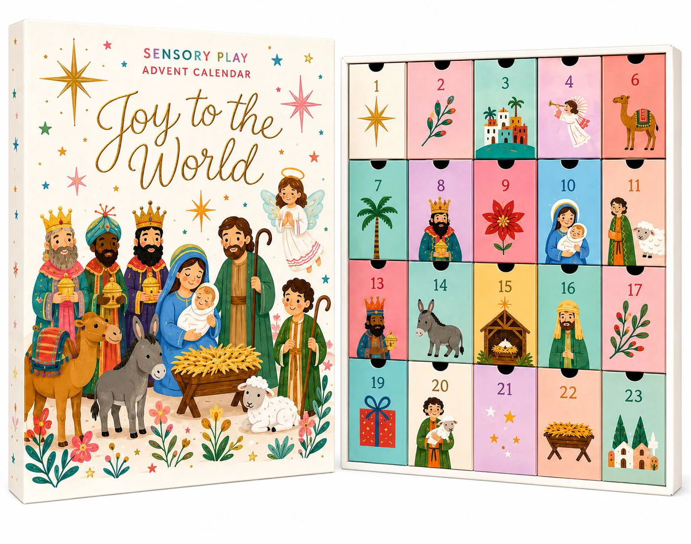 *PRE ORDER* Nativity Advent Calendar - WS - YOUNG WILD & FRIEDMAN
