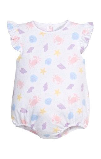 Printed Angel Sleeve Bubble - Sea Shells - Persnickety Shop
