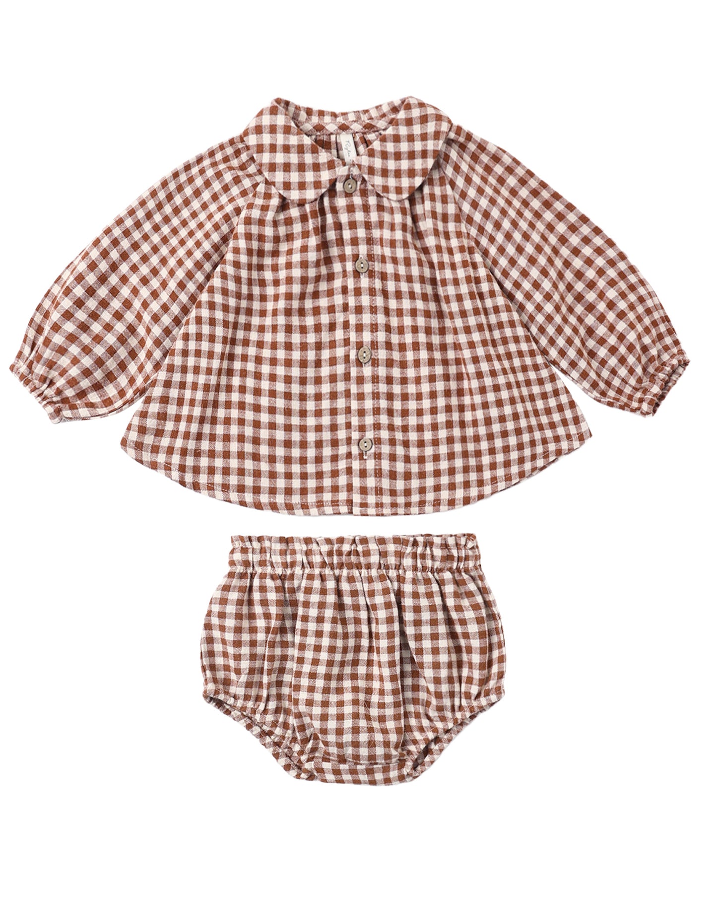 *PRE ORDER* RYLEE & CRU NELLIE SET BRICK CHECK