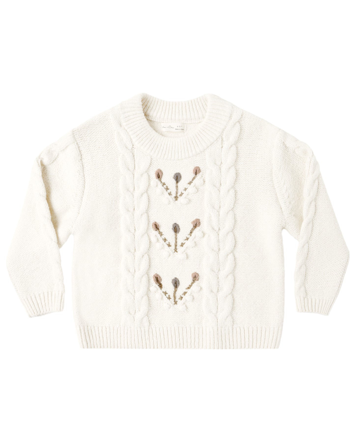 *PRE ORDER* RYLEE + CRU REAGAN SWEATER NATURAL