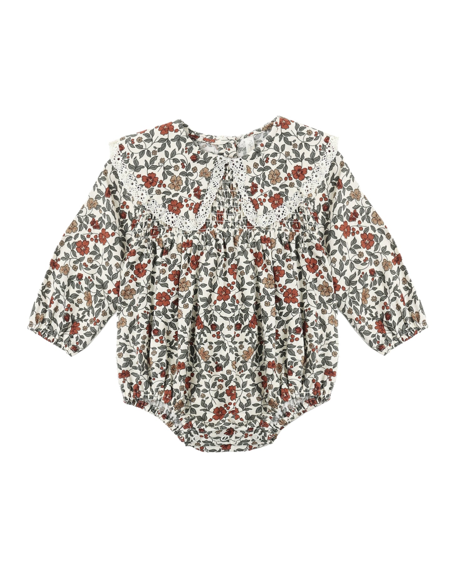 *PRE ORDER* RYLEE + CRU FERN ROMPER HOLIDAY FLORAL
