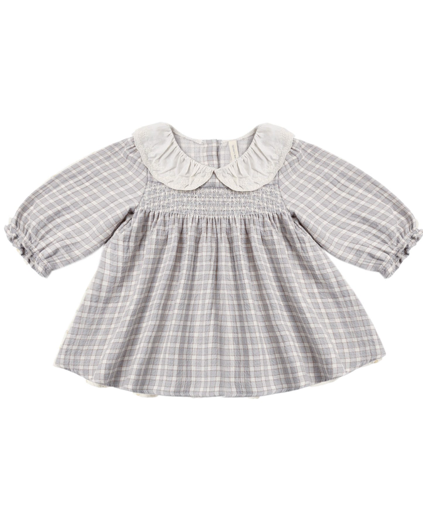 RYLEE + CRU CALLIE DRESS BLUE GINGHAM