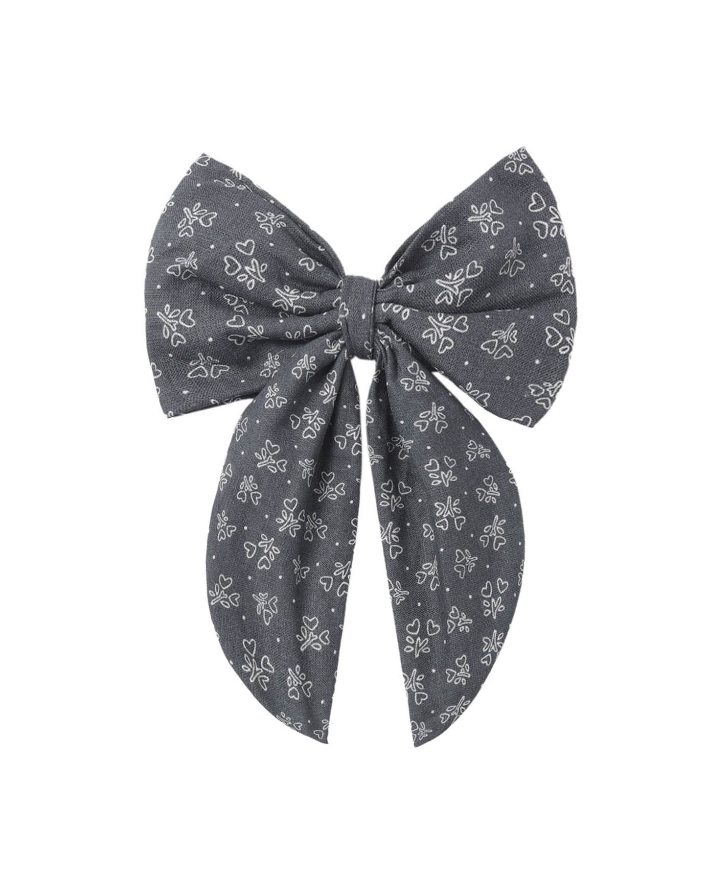 RYLEE + CRU OVERSIZED BOW HEART DITSY