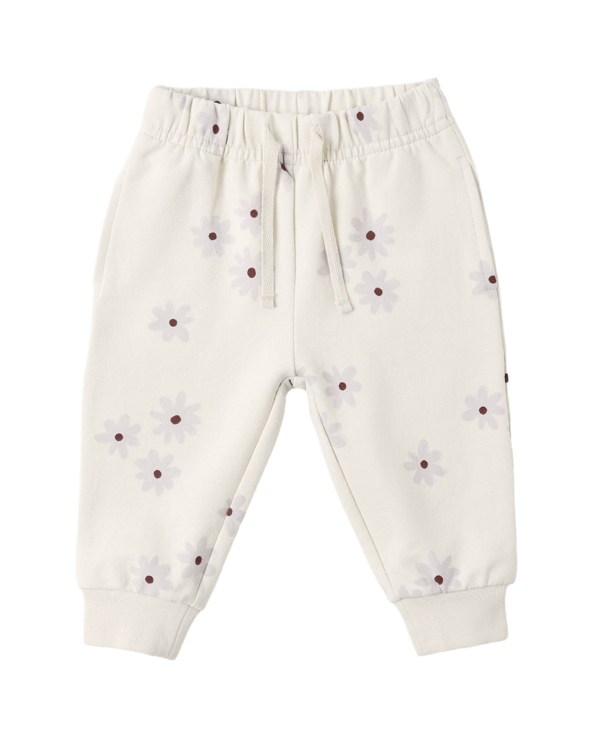 Quincy Mae RELAXED FLEECE SWEATPANT BLUE DAISY