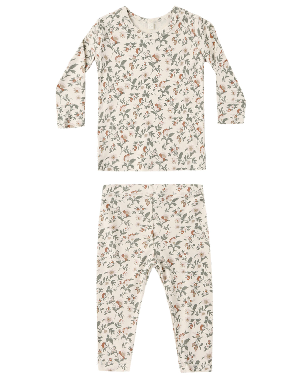 Quincy Mae BAMBOO PAJAMA SET HOLIDAY FLORAL