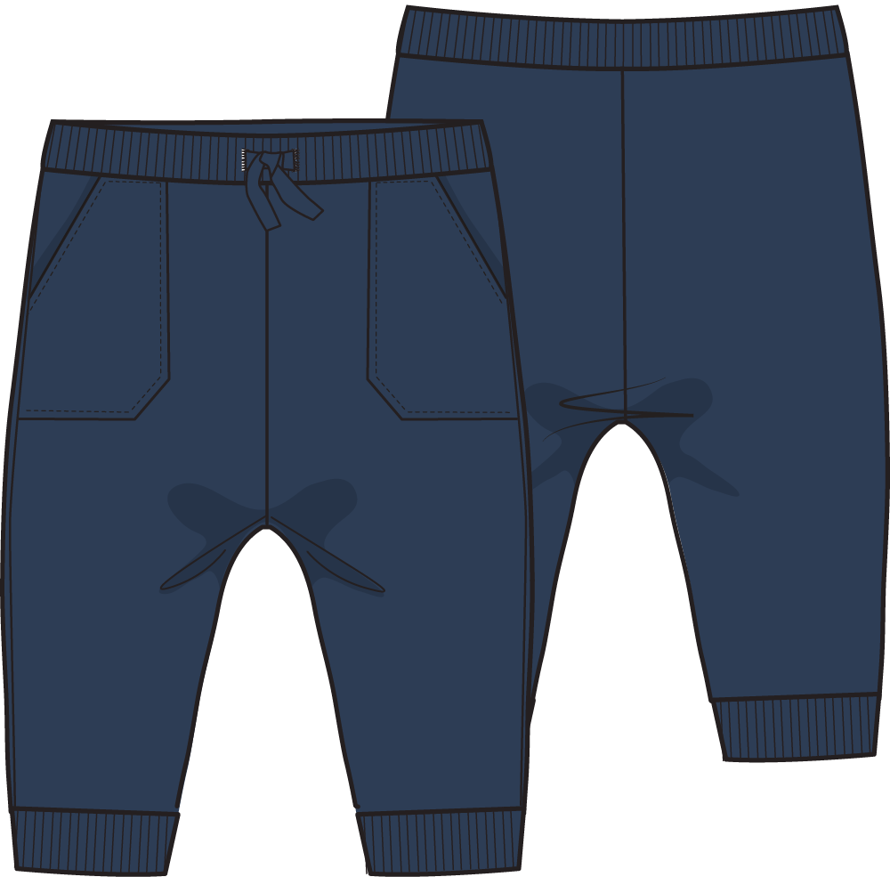 PREORDER Angel Dear Solid Insignia Blue - Jogger Pant